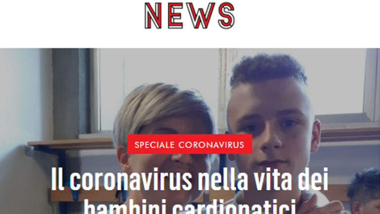 Il coronavirus nella vita dei bambini cardiopatici