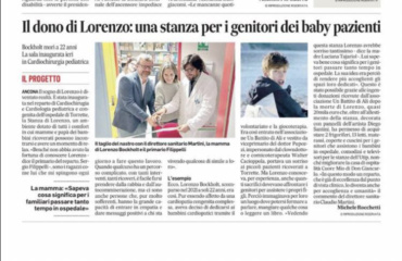 Inaugurata la stanza di Lorenzo